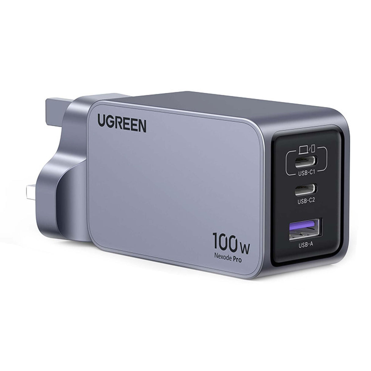 UGREEN Nexode Pro 3 Port GaN - Fast Charger Set UK - 100W - Zayoom