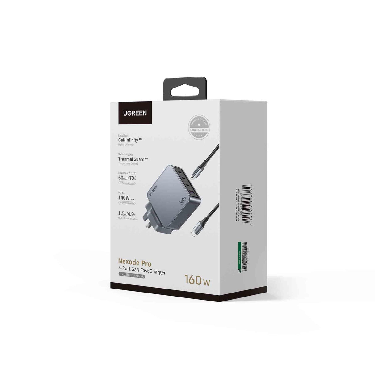 UGREEN Nexode Pro 160W 4-Port GaN Fast Charger Set - Zayoom