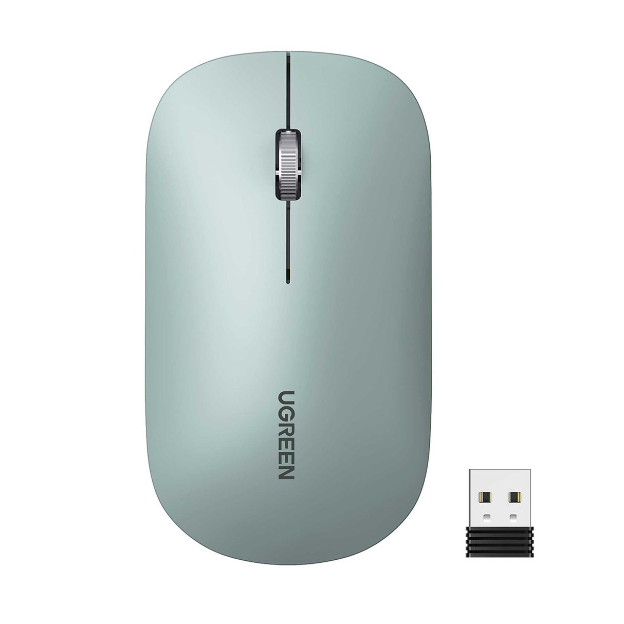 UGREEN - Portable Wireless Mouse - Green - Zayoom