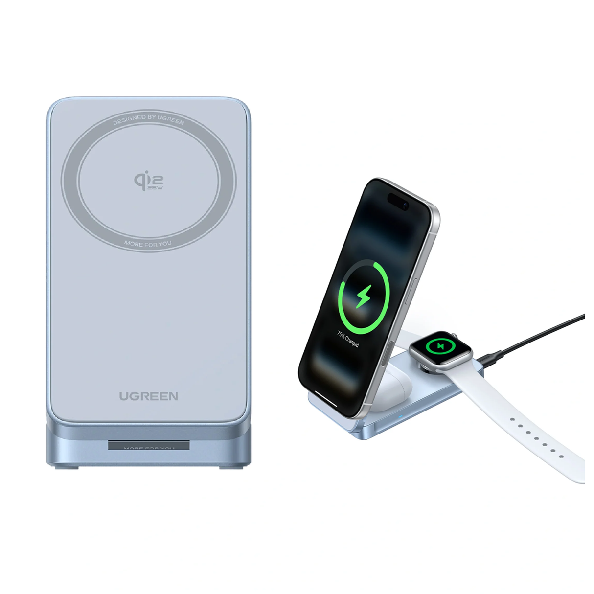 UGREEN 25W 3-In-1 Magnetic Wireless Charger