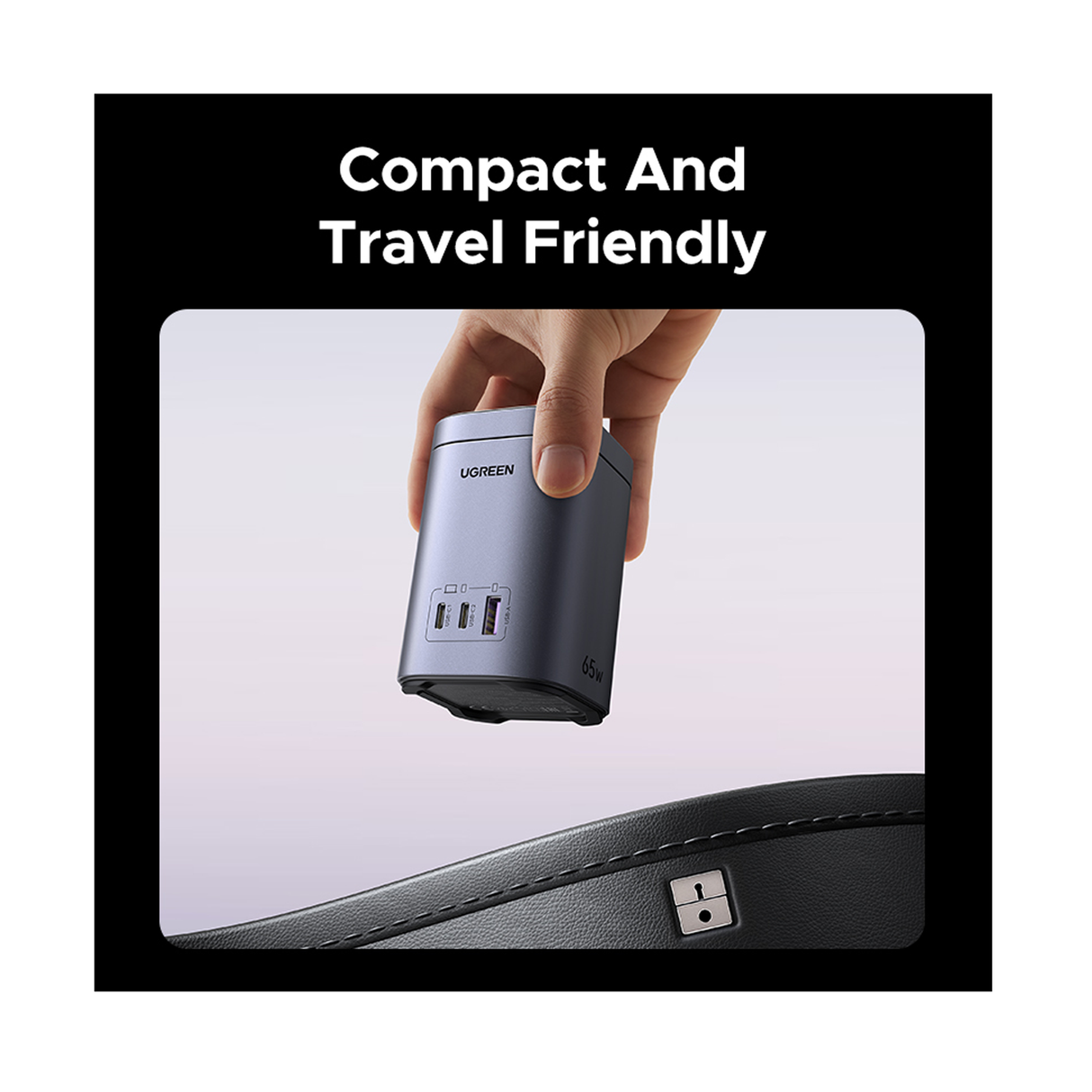 UGREEN 65W 2-in-1 GaN Desktop Fast Charger UK
