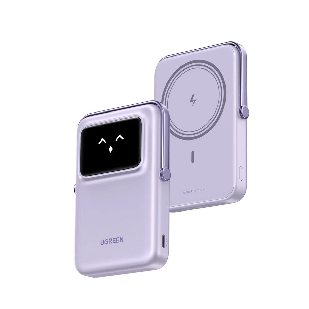يوجرين أونو ماجنيتك وايرلس باور بانك 10000ميلي أمبير 20واط - بنفسجي