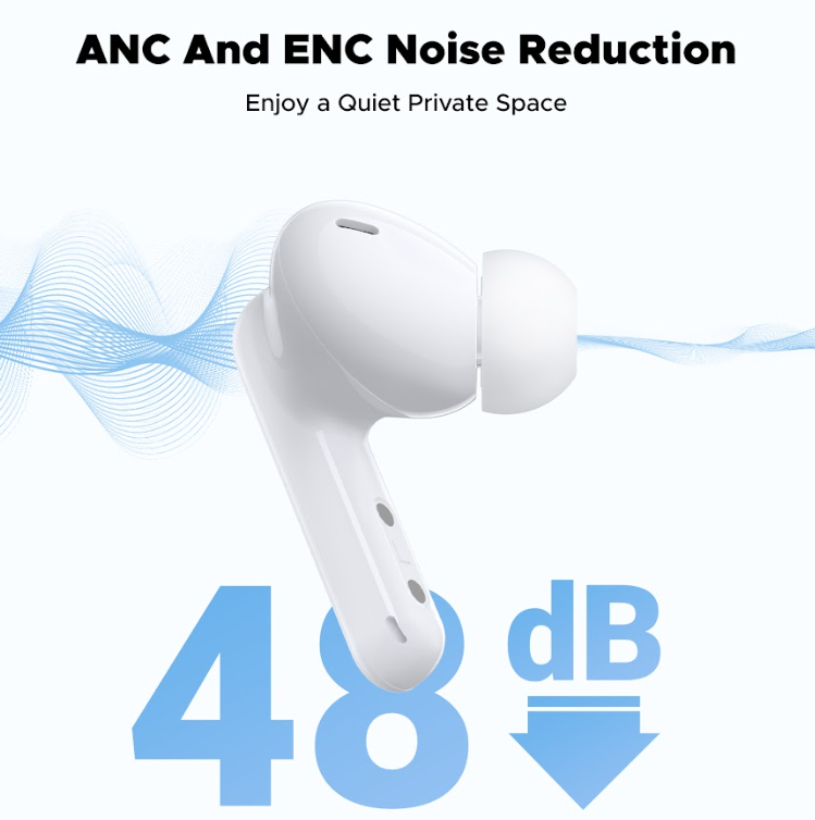 UGREEN Hitune T6 Magic WS211 Earphone Wireless In Ear Style Active Noise Cancellation