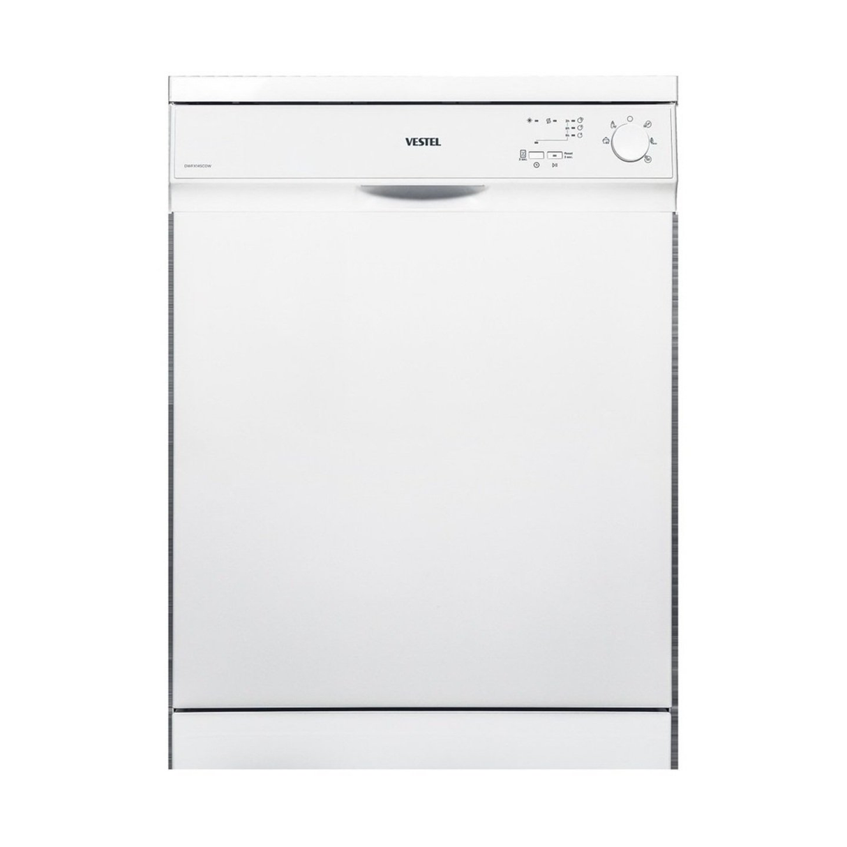 Vestel Dishwasher 12 Place Setting - 5 Programs - White - Zayoom
