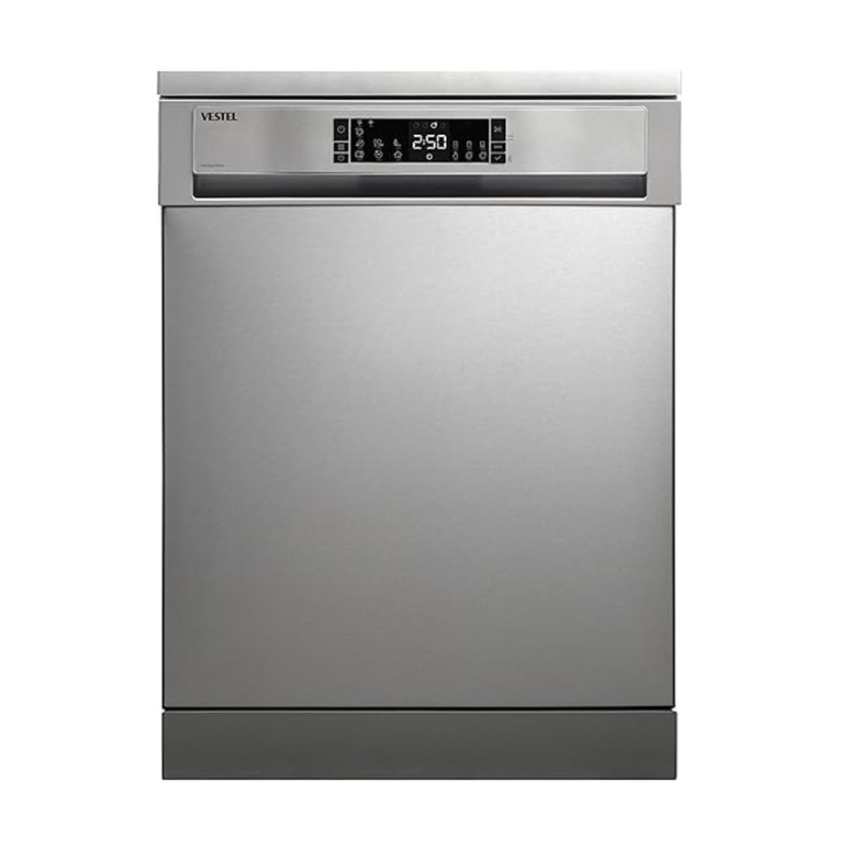 Vestel Dishwasher 15 Place Setting - 7 Programs - Inox - Zayoom