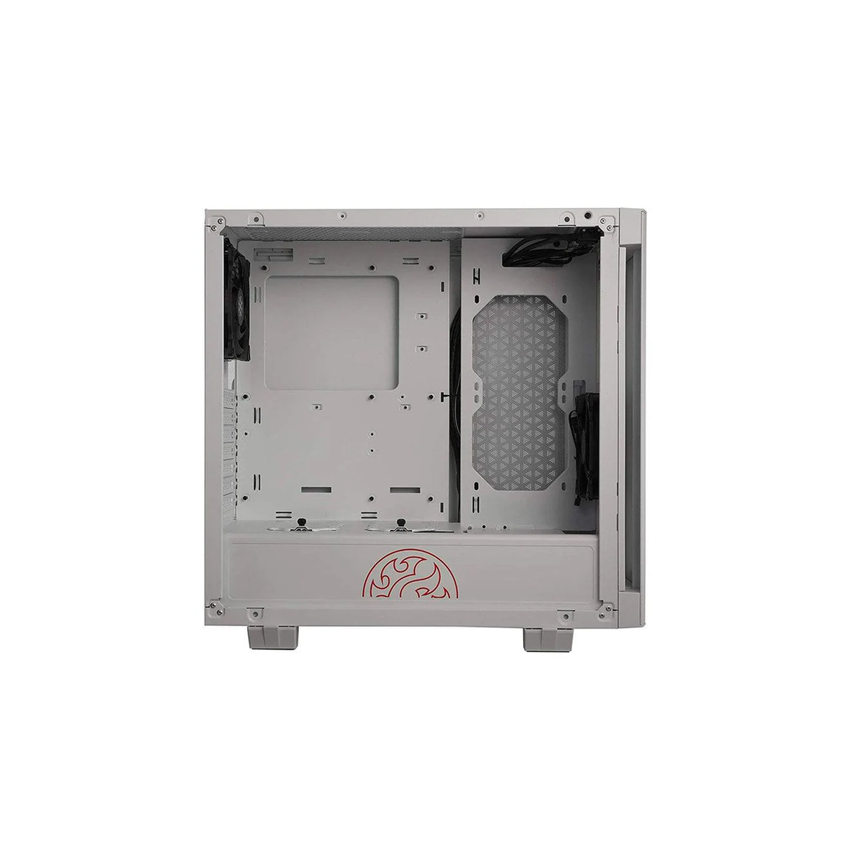 XPG INVADER ATX Mid-Tower Gaming PC Case - White (2 PWM Fans Included)