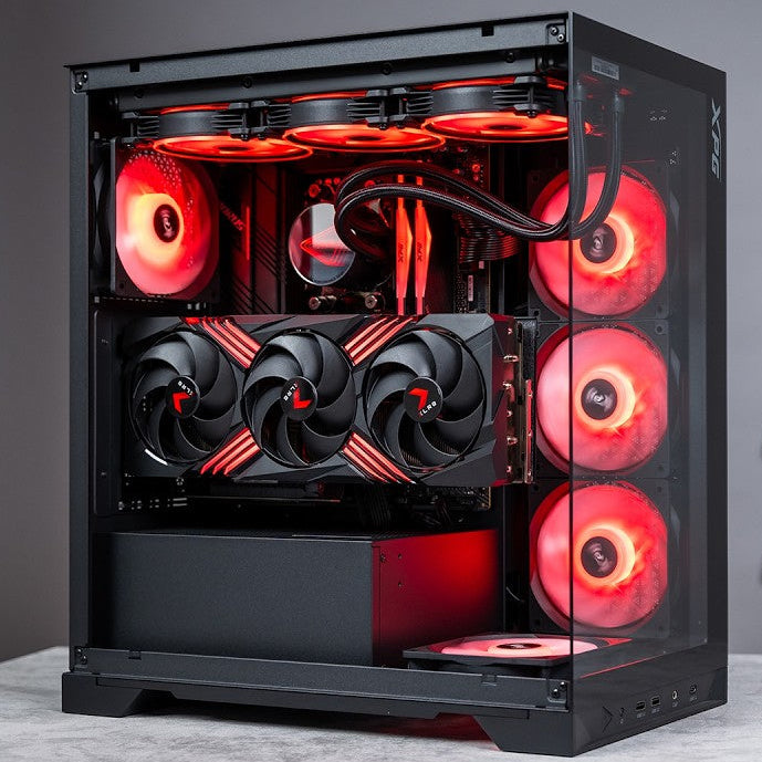 XPG INVADER X Mid-Tower PC Chassis - Black - Zayoom