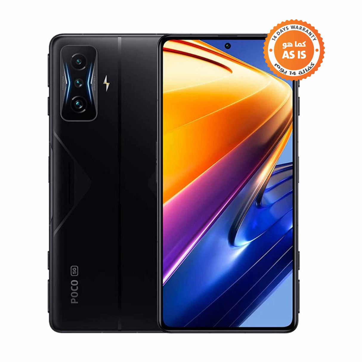 بوكو F4 GT ذاكرة وصول عشوائي (RAM) سعة 12 جيجابايت وذاكرة تخزين داخلية (ROM) سعة 256 جيجابايت - موبيل - اسود ( كما هو )