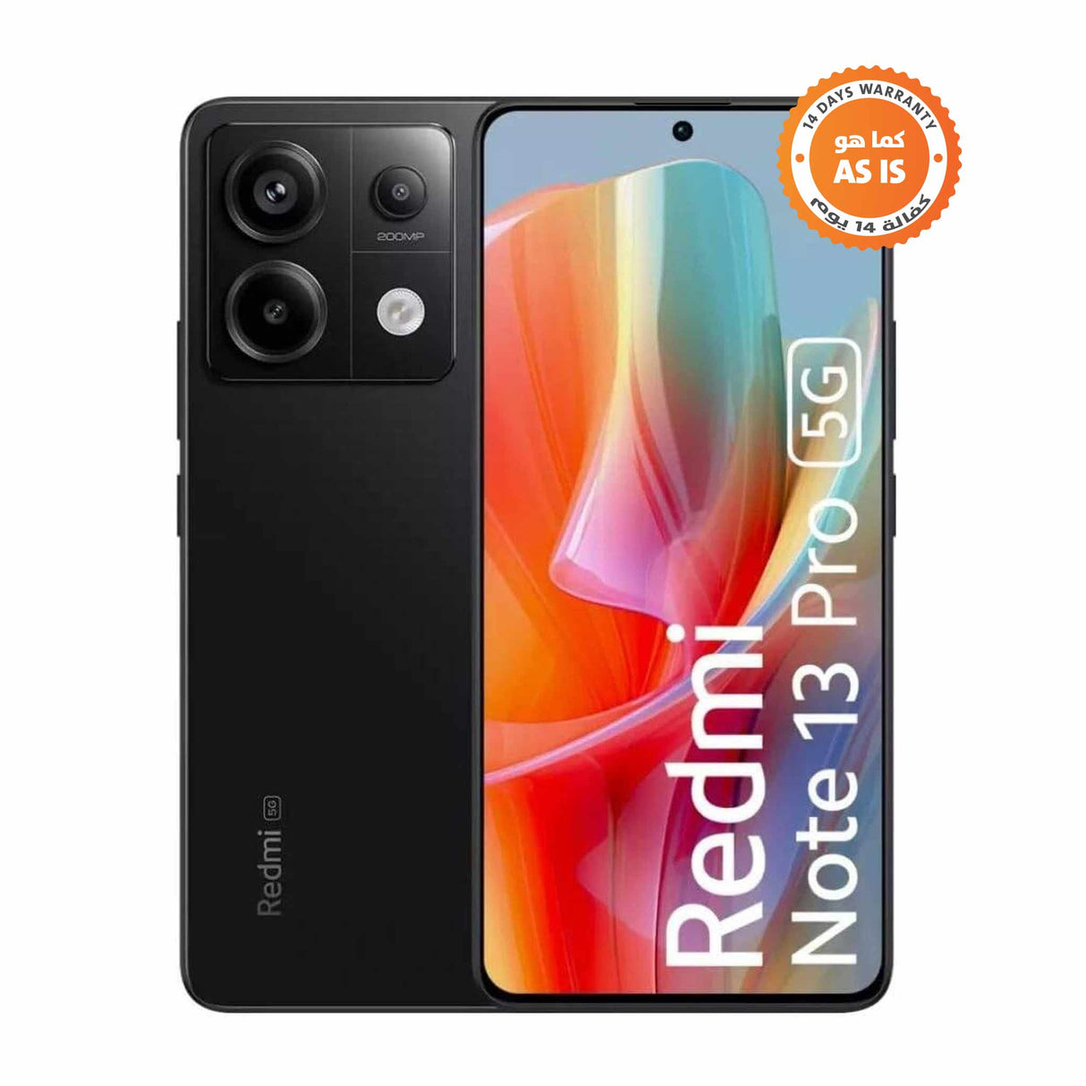 شاومى ريدمي نوت 13 برو - الجيل الخامس - 12 جيجا رام - 512 جيجا بايت روم - هاتف محمول - أسود منتصف الليل ( كما هو )