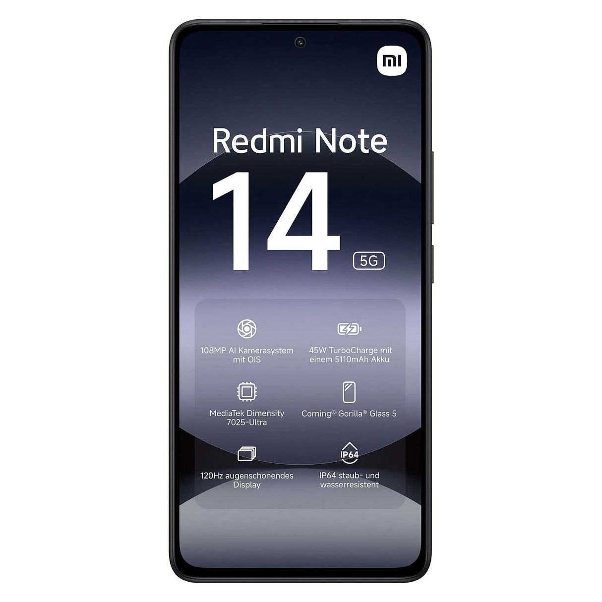 Xiaomi Redmi Note 14 - 5G - 8G RAM - 256G ROM - Mobile Phone - Midnight Black - Zayoom