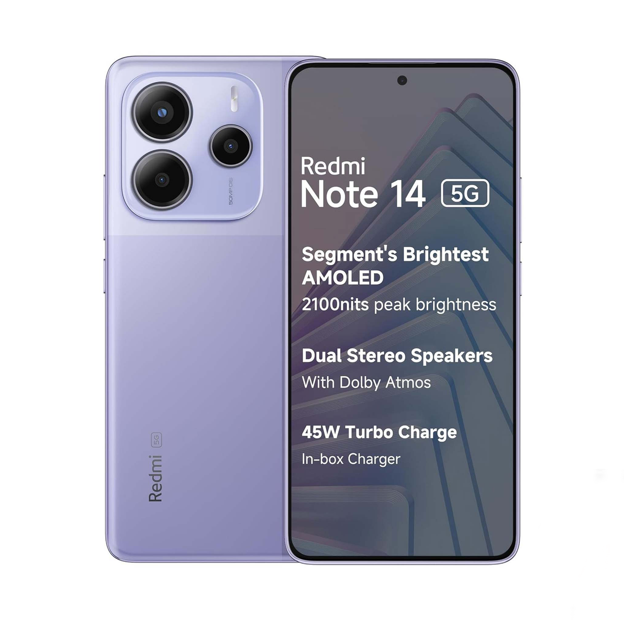 Xiaomi Redmi Note 14 - 5G - Lavender Purple - 8G RAM 256G ROM - Zayoom