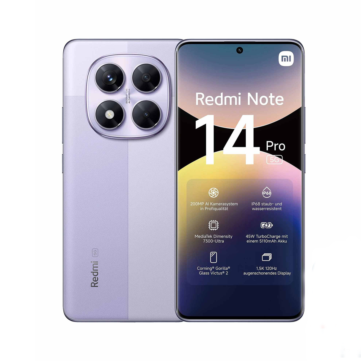 Xiaomi Redmi Note 14 Pro - 5G - Lavender Purple - 12GB RAM 512GB ROM - Zayoom