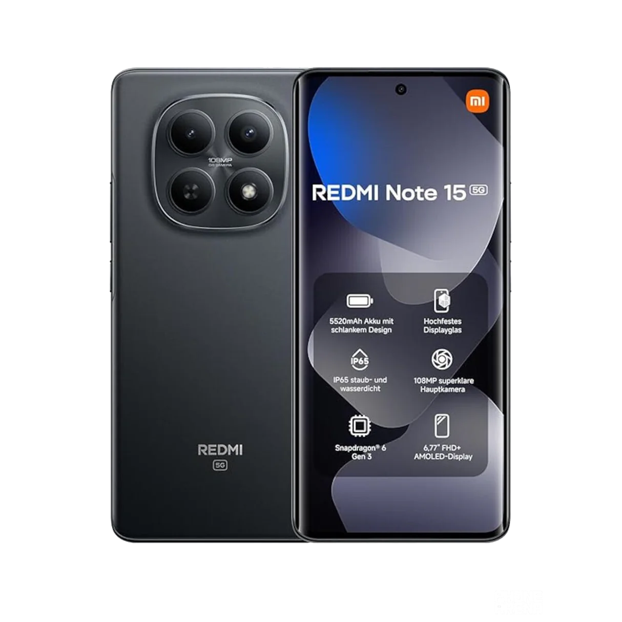 Xiaomi Redmi Note 15 5G - 8G + 256G - Mobile - Black