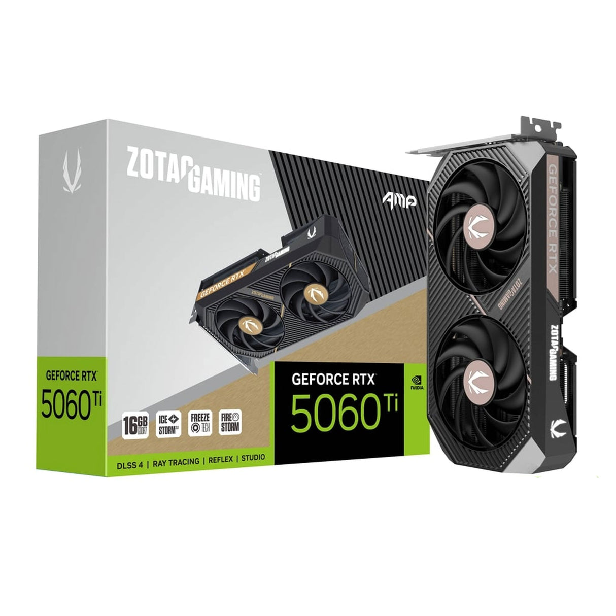 زوتاك جيمينج جي فورس آر تي إكس 5060 تي آي 16 جيجابايت إيه إم بي جي دي دي آر 7 كارت شاشة ألعاب