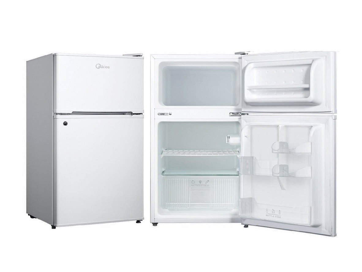 Midea Top Mount Refrigerator 91 Litres - 14.9 CFT - White - Zayoom