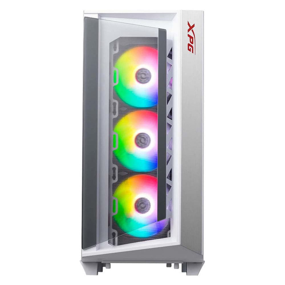 XPG Cruiser Super Mid-Tower Chassis (with 3 ARGB Fans) PC Case - White - Zayoom