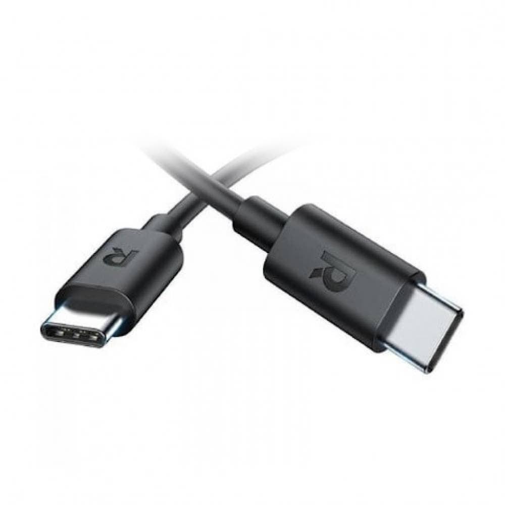 RAVPower 2m Type-C to Type-C Cable TPE - Black - Zayoom