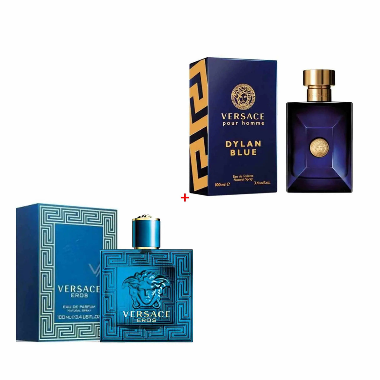 عطر فرزاتشي ديلان بلو للرجال 100 مل + عطر فرزاتشي إيروس للرجال 100 مل