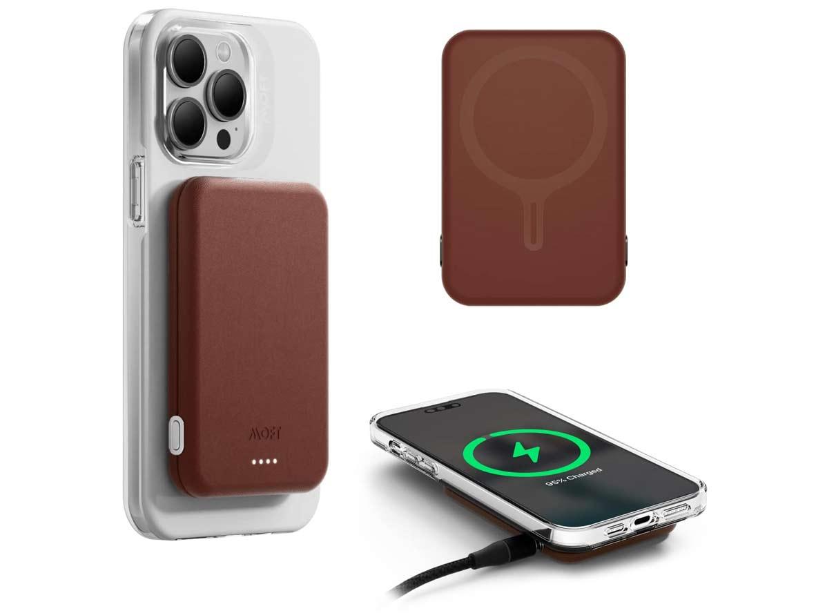 MOFT Power Bank MagSafe 3400mAh - Brown - Zayoom