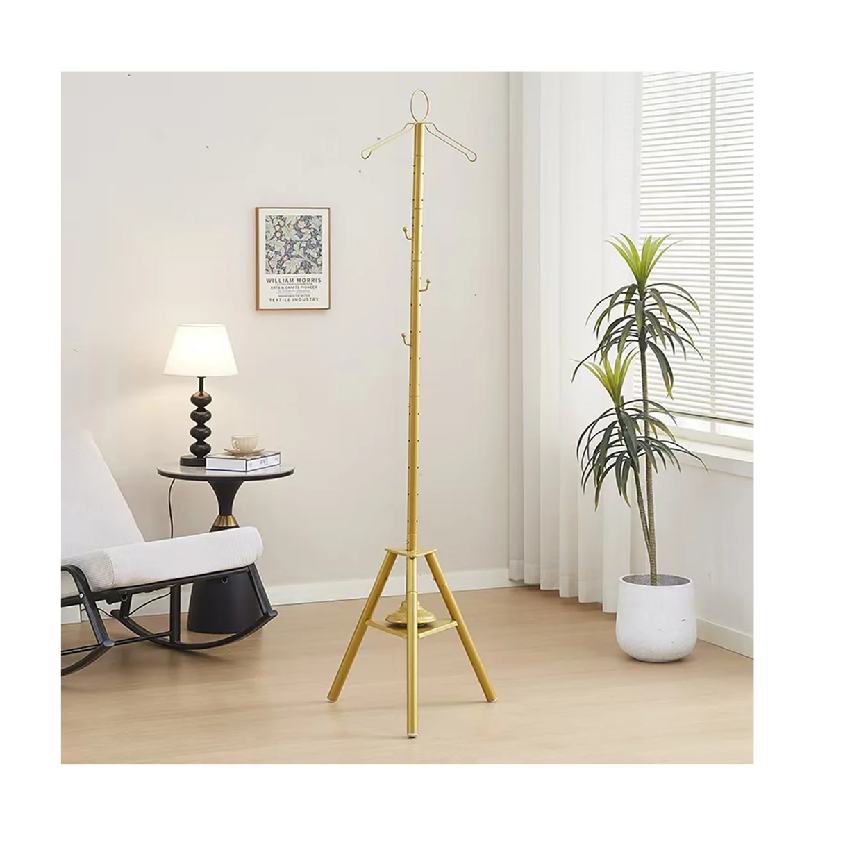 Pawa Vertical incense clothing burner- Gold - ASIS