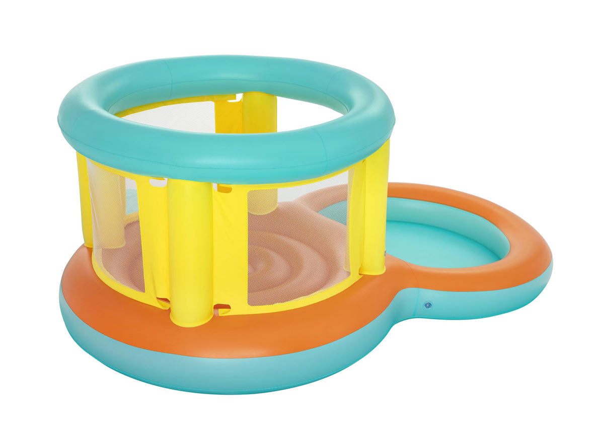 Bestway - 2.39m X 1.42m X 1.02m - Jumptopia Bouncer and Play Pool - Age 3-6 - Zayoom