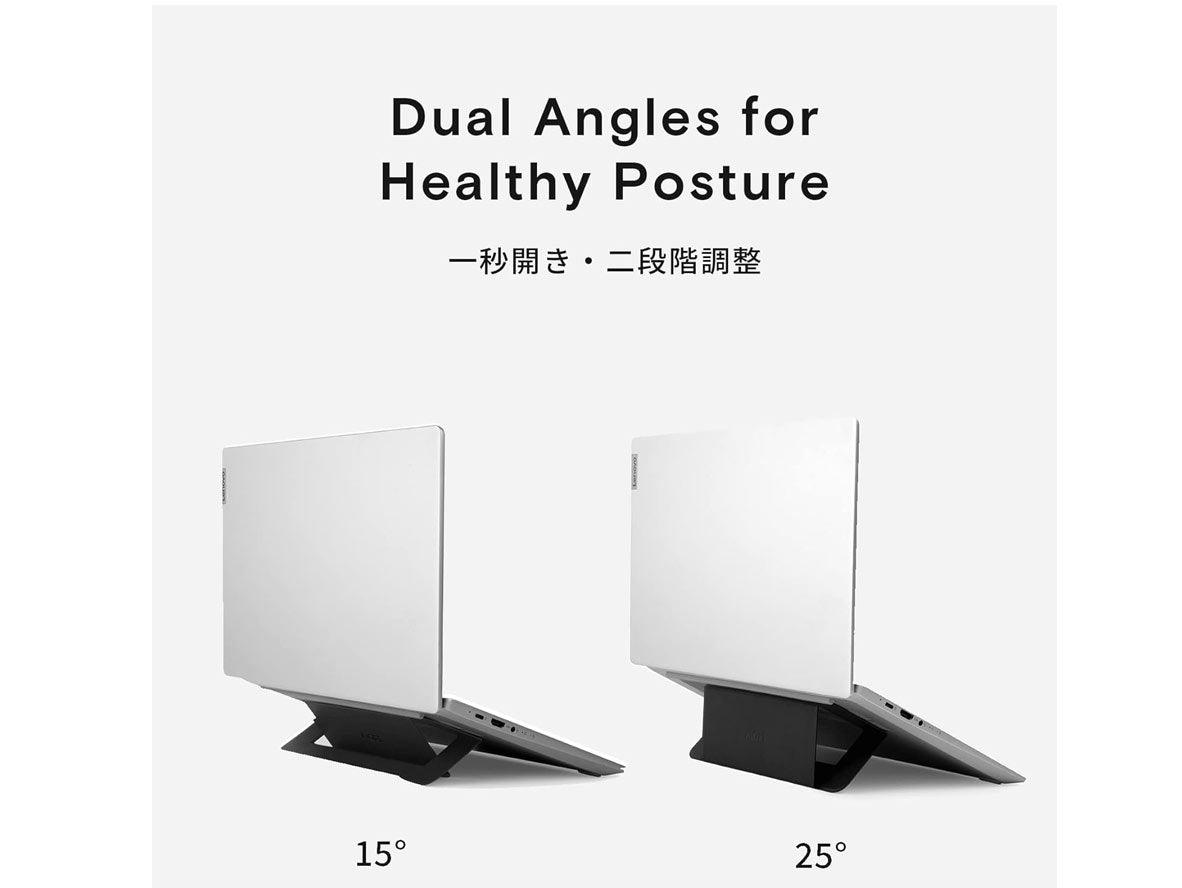 MOFT Airflow Laptop Stand - Grey /Black - Zayoom