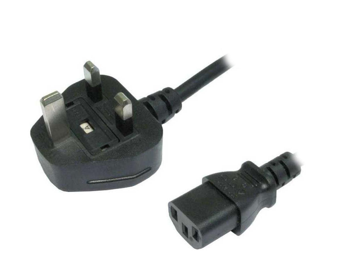 Kuwes Cable C13 to UK 3 Pin Plug 0.75mm 13A – 1.5 Meter - Zayoom