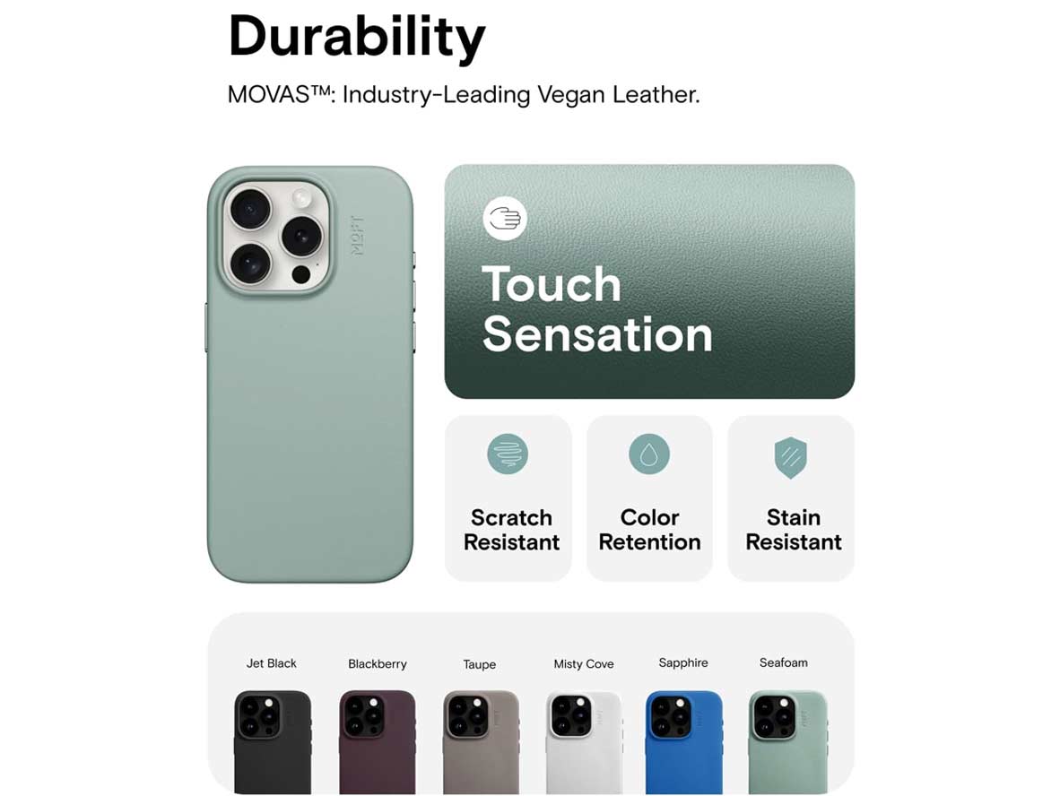 MOFT Snap Case iPhone 15 Pro Max - Seafoam - Zayoom