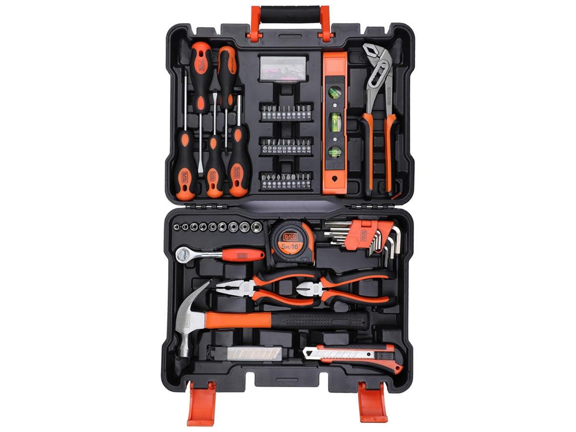 Black+Decker 154 Pieces Hand Tool Kit for Home & Office Use - Zayoom