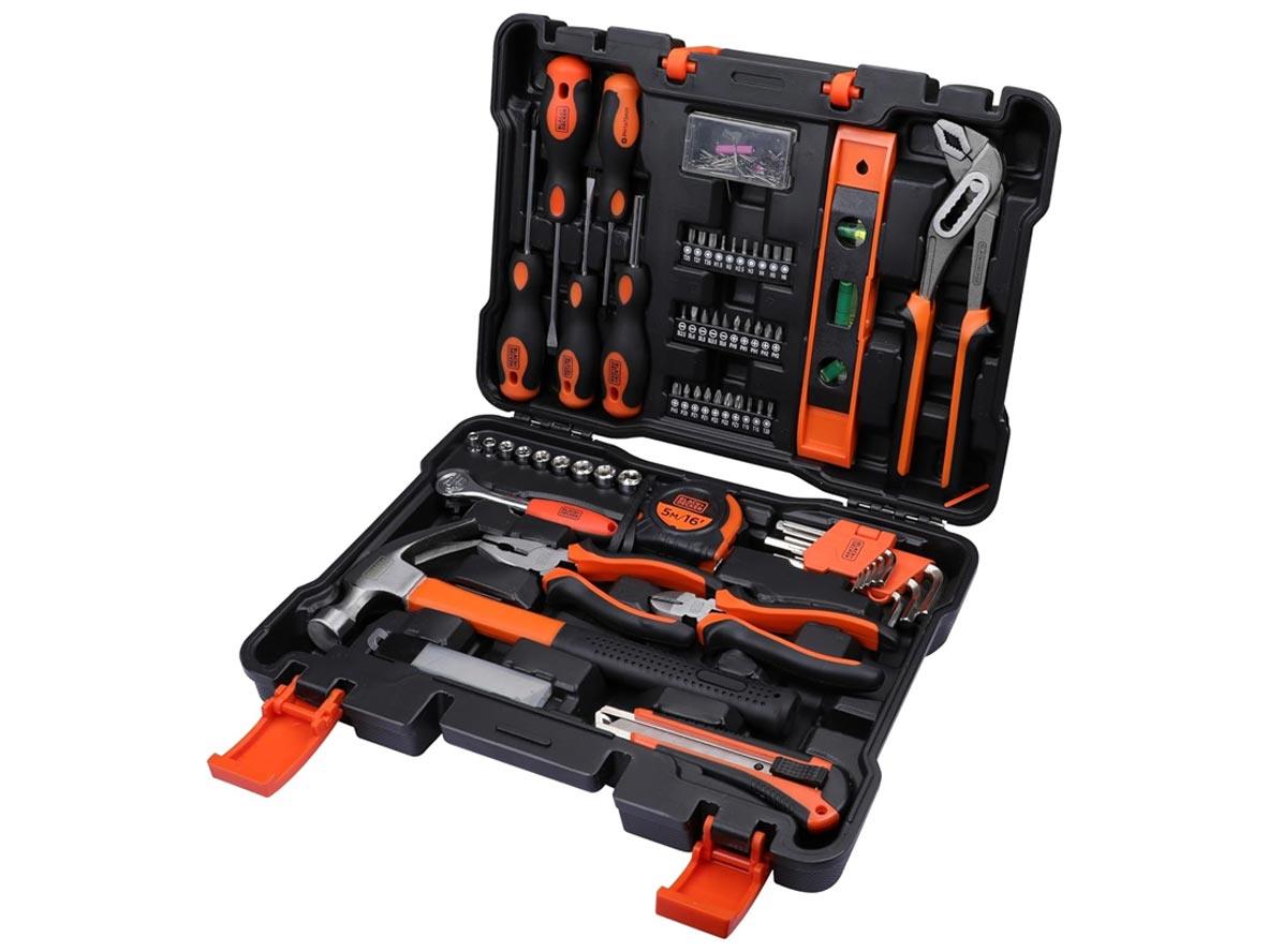 Black+Decker 154 Pieces Hand Tool Kit for Home & Office Use - Zayoom