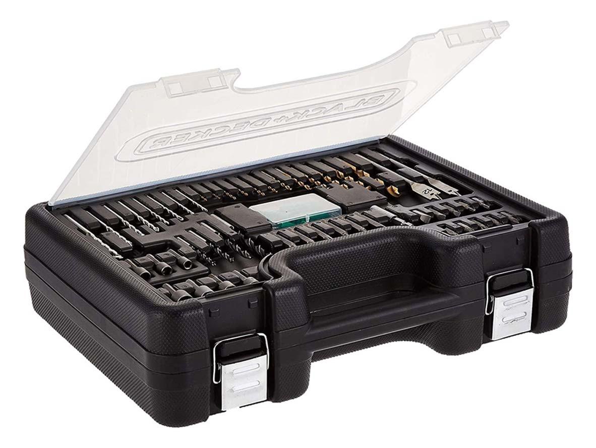 Black+Decker Hammer Drill 13mm 650W + 50pc Accessories + Kitbox - Zayoom