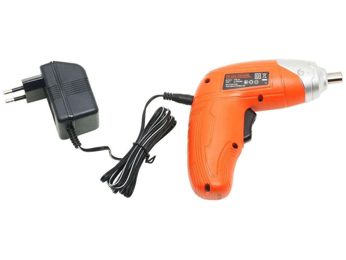 Black+Decker Screwdriver Ni-Cad 3.6V + 10 Bit Set - Zayoom