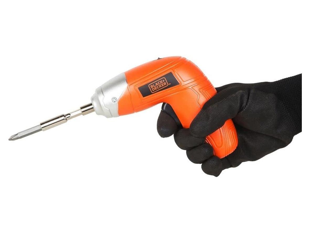 Black+Decker Screwdriver Ni-Cad 3.6V + 10 Bit Set - Zayoom
