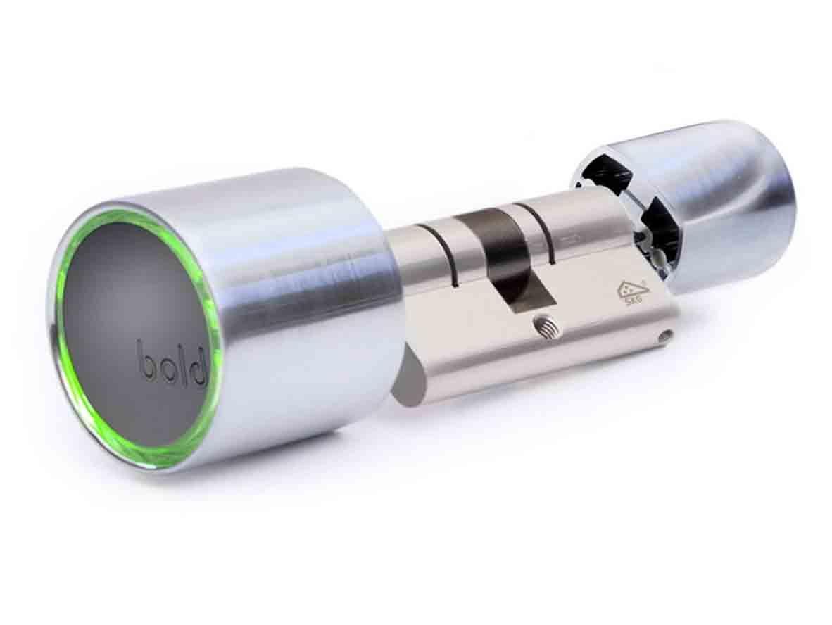 Bold Smart Cylinder Lock SX55 - Silver - Zayoom