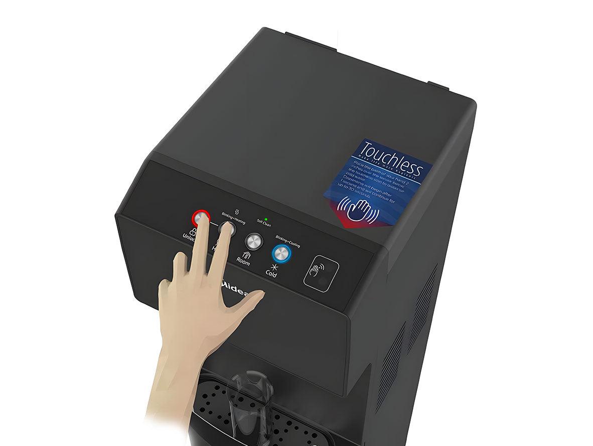 Midea Bottom Loading Touchless Water Dispenser 4.6 Liter - Black - Zayoom