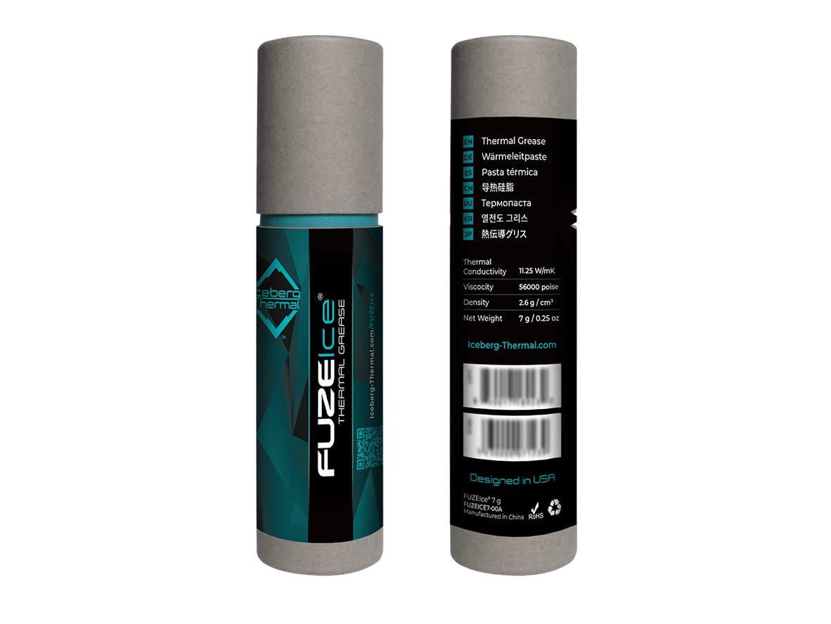 Iceberg Thermal FUZEIce Thermal Grease Heatsink Compound CPU Paste - 7g - Zayoom