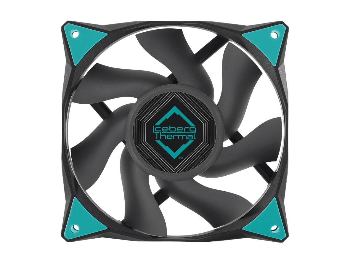 Iceberg Thermal IceGALE Xtra 120mm PWM High Performance Case Fan - Black - Zayoom