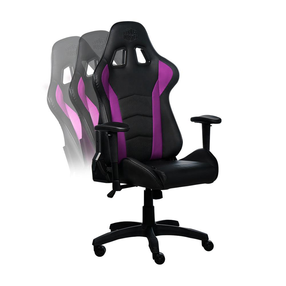 Cooler Master Caliber R1 - Gaming Chair - Black/Purple - Zayoom