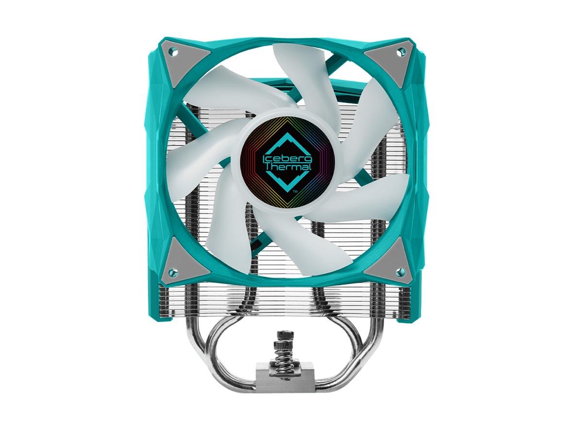 Iceberg Thermal IceSLEET G4 OC ARGB 120mm PWM CPU Cooler - Teal - Zayoom