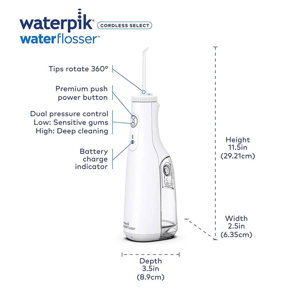 Waterpik Cordless Select Water Flosser - White - Zayoom