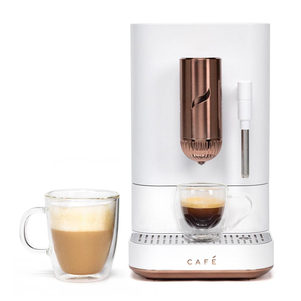 General Electric Café Automatic Espresso Machine + Frother - White - Zayoom