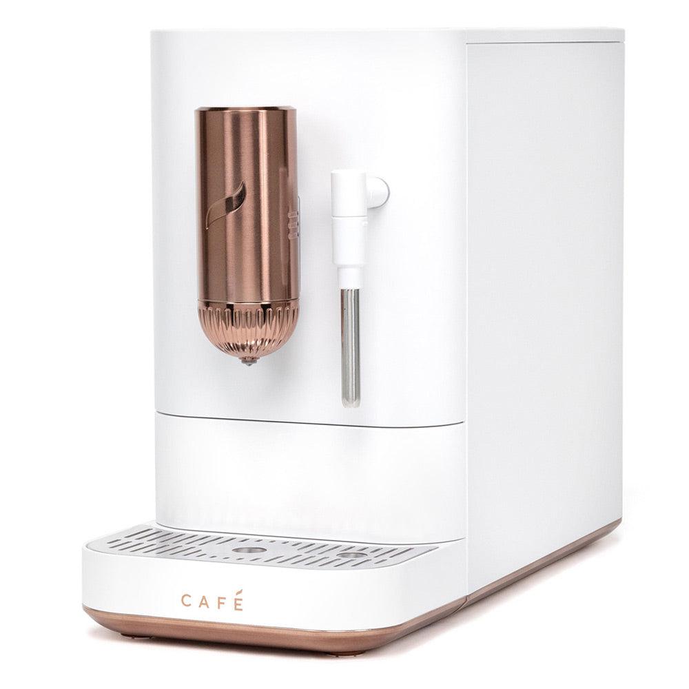 General Electric Café Automatic Espresso Machine + Frother - White - Zayoom