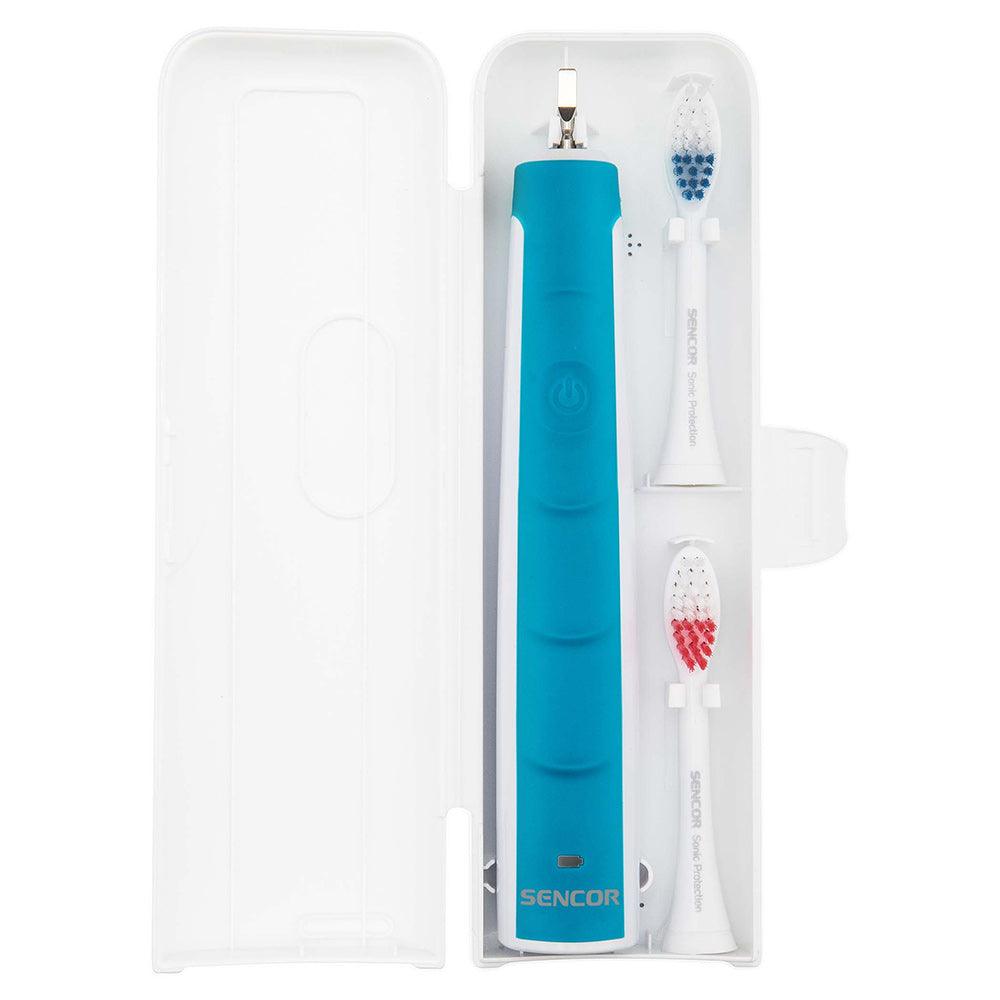 Sencor SOC 1102 Electric Sonic Rechargeable Toothbrush - Turquoise - Zayoom