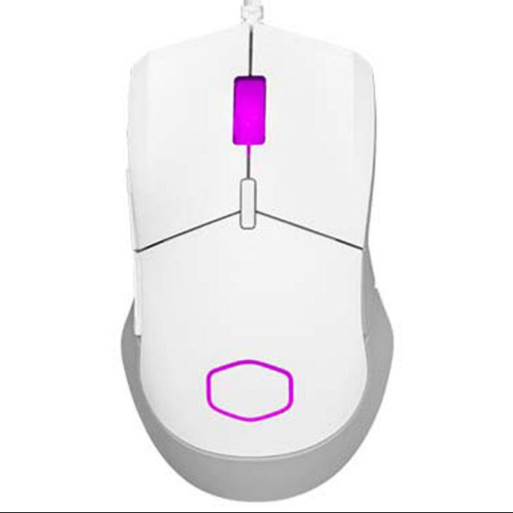 Cooler Master MM310 RGB Wired Gaming Mouse - White - Zayoom