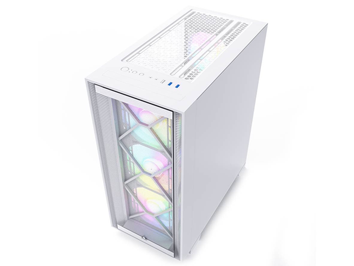 Montech Air 1000 Premium Mid-Tower PC Chassis - White - Zayoom