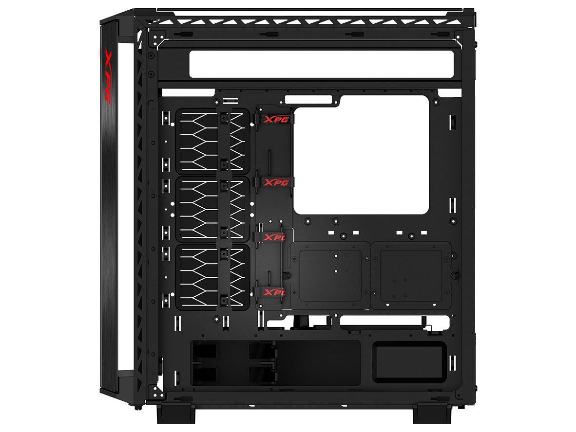 XPG BATTLECRUISER II Super Mid-Tower PC Chassis - Black - Zayoom