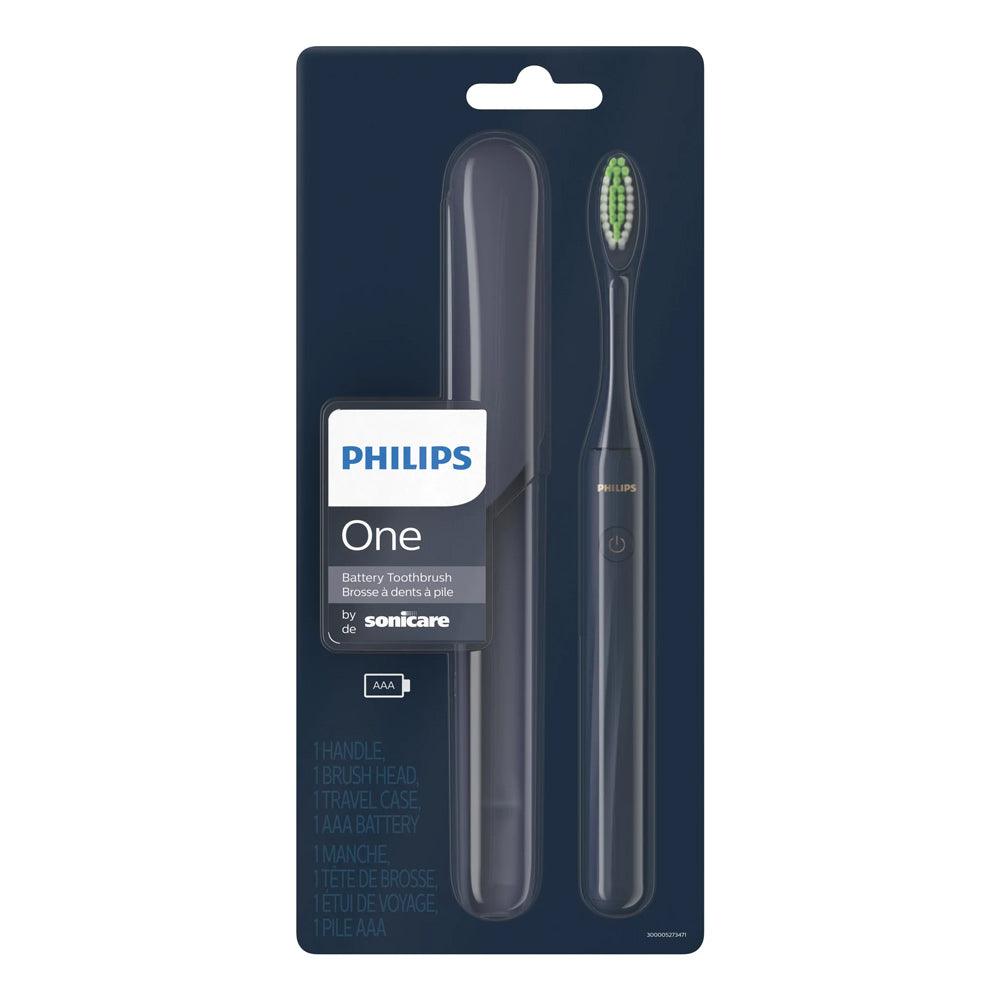 Philips One Battery Toothbrush by Sonicare - HY1100/04 - Midnight Blue - Zayoom