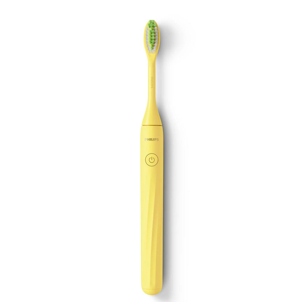 Philips One Battery Toothbrush by Sonicare - HY1100/02 - Mango Yellow - Zayoom