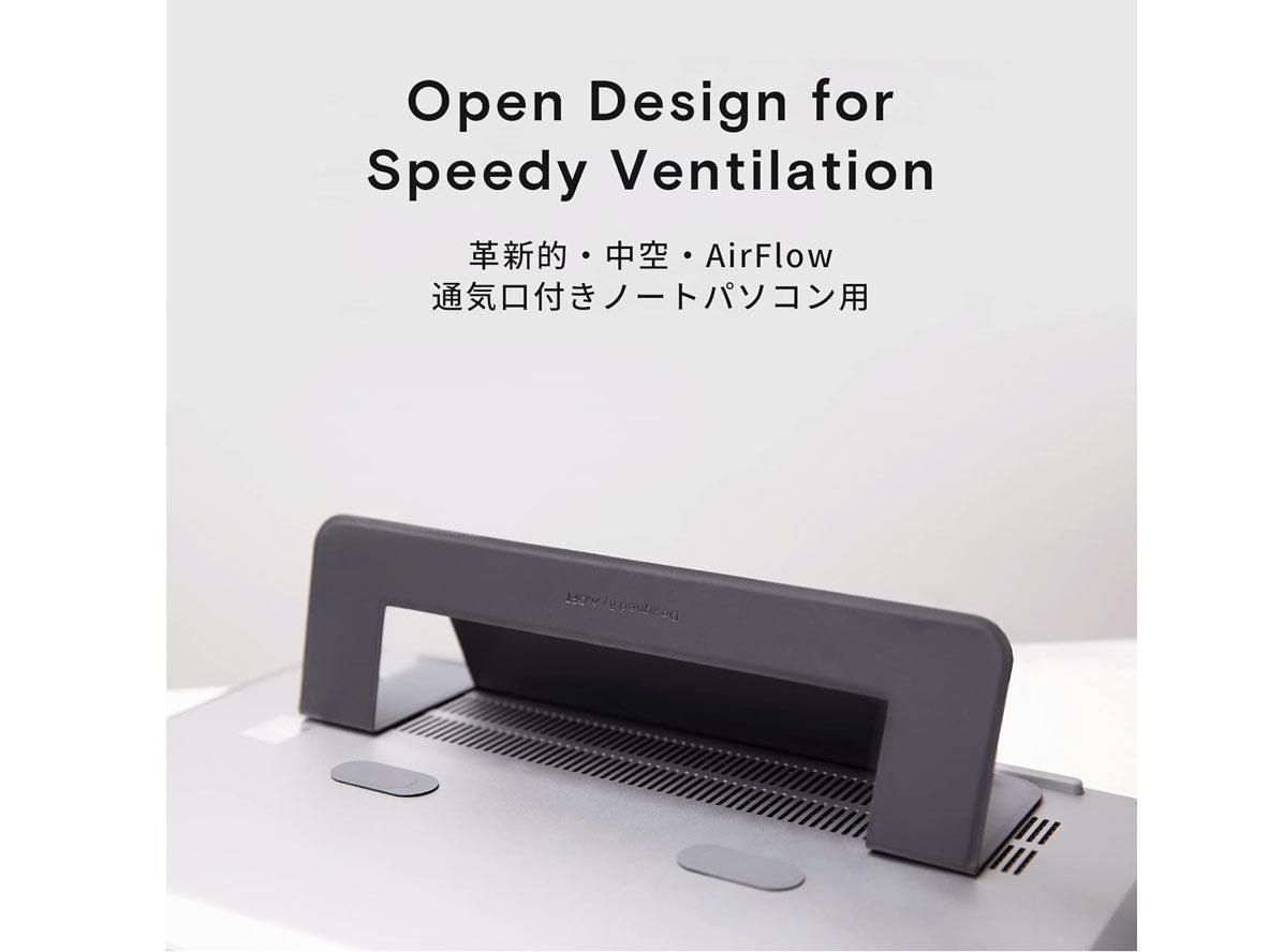 MOFT Airflow Laptop Stand - Grey /Black - Zayoom