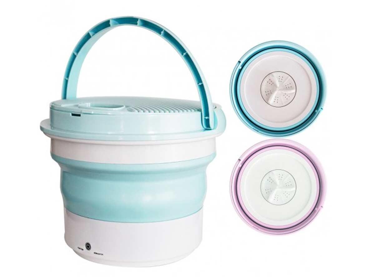 Folding Electric Washing Machine 2 KG - Blue - Zayoom